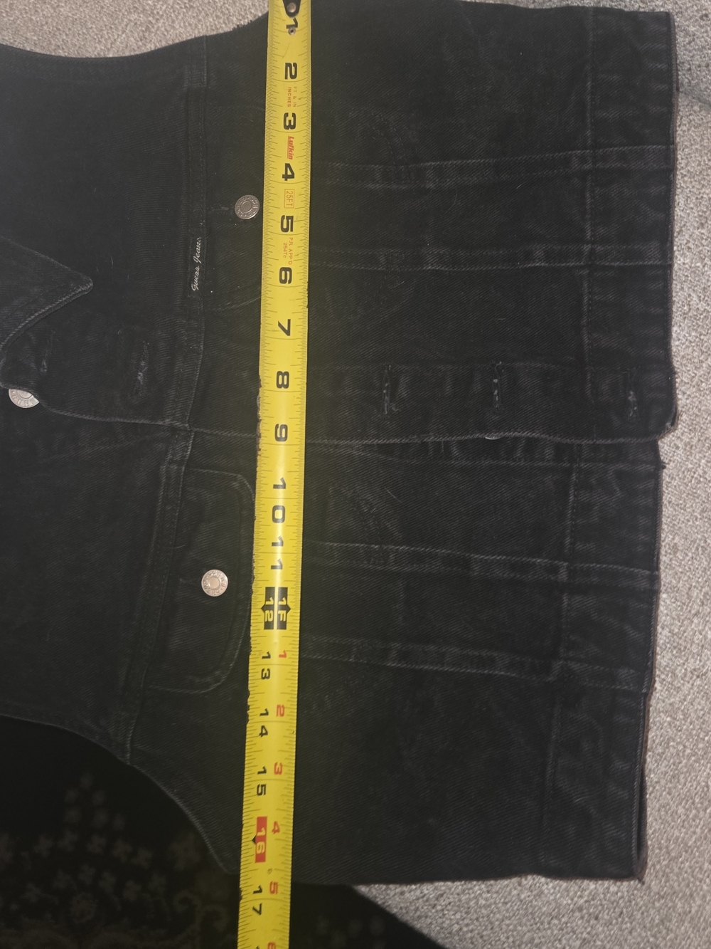 Guess Black Denim Vest - Picture 6 of 7